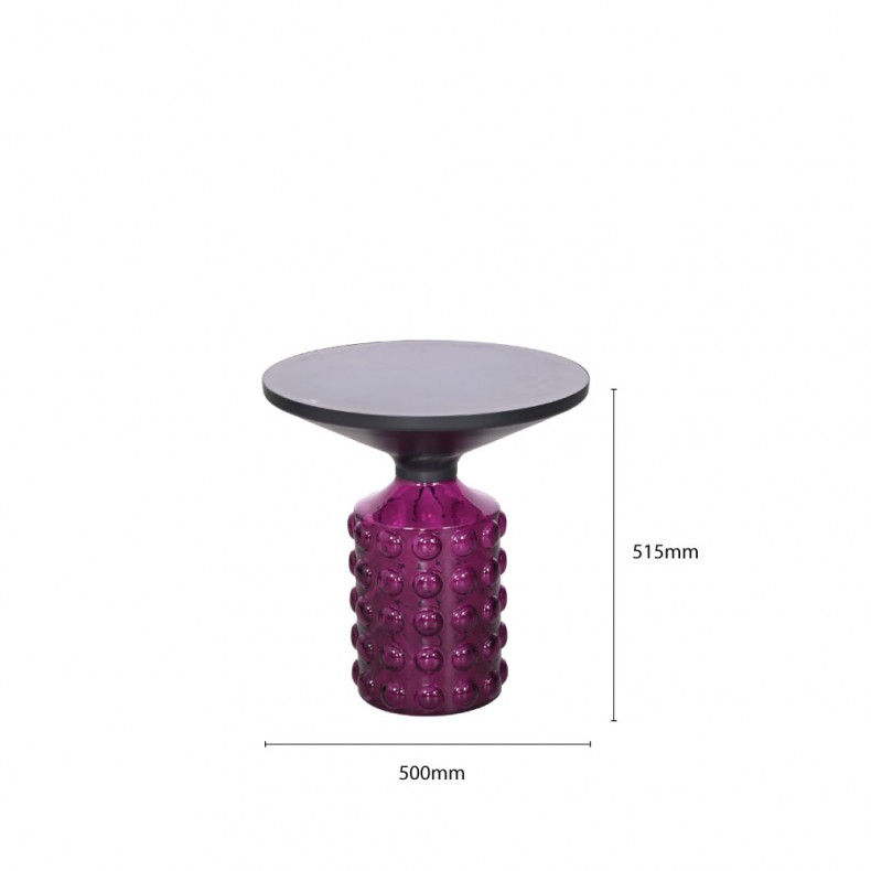 BUBBLE ROUND END TABLE