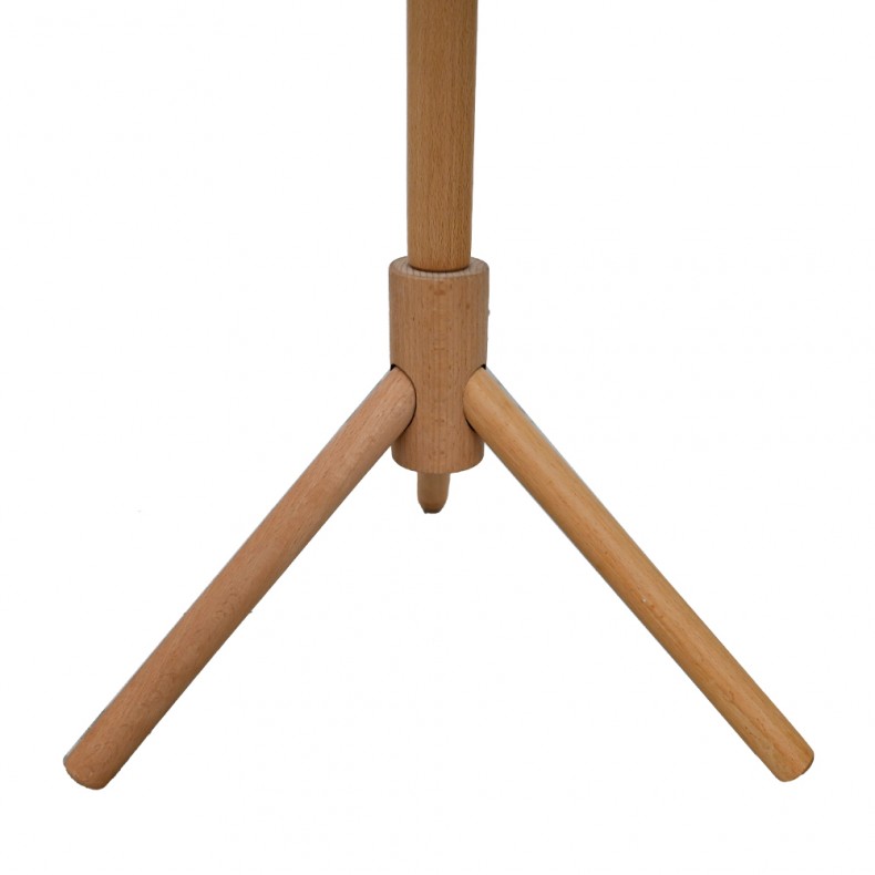 BAMBOO CLOTHES HANGER - NATURE WOOD STAIN