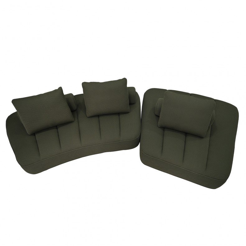 LE' PLAT MODULAR 3 SEATER LOUNGE SOFA