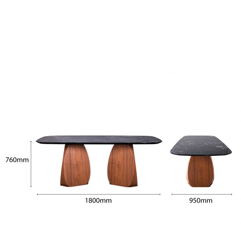 LUCAS-L18 MARBLE TOP DINING TABLE