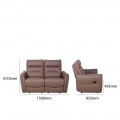 LARRY 2 SEATER SOFA	 WITH 2 RECLINERS