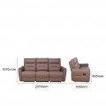 LARRY 3 SEATER SOFA	WITH 2 RECLINERS