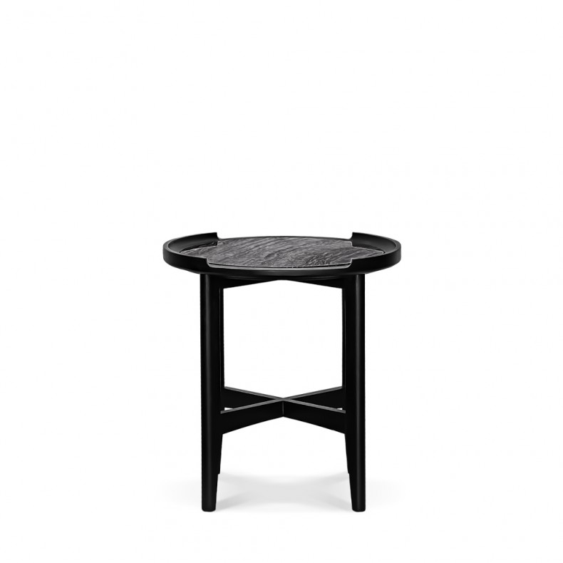 LN HOME: CINDI MARBLE TOP SIDE TABLE