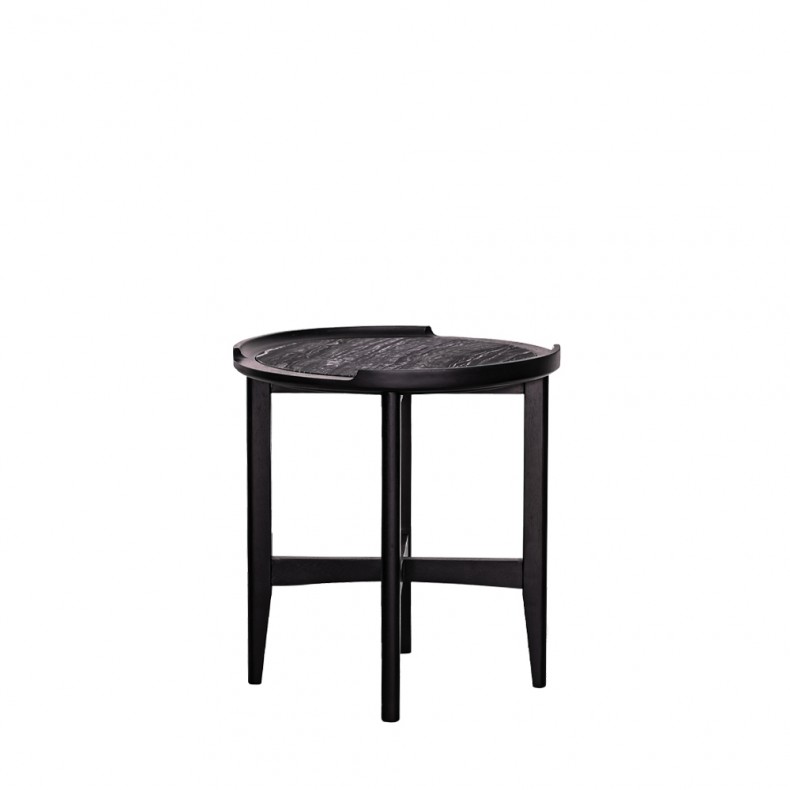 LN HOME: CINDI MARBLE TOP SIDE TABLE