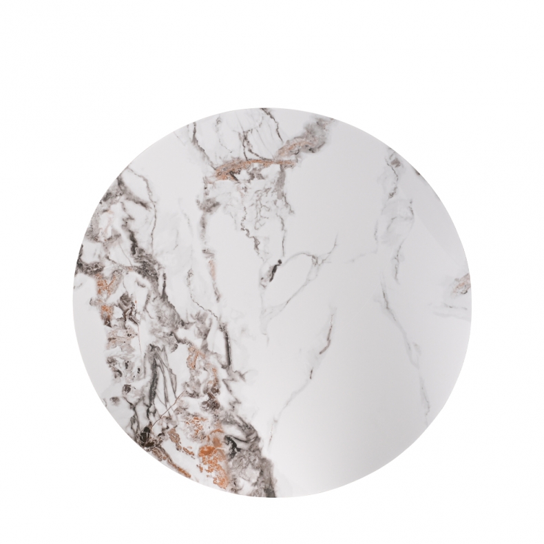 SOLAR SINTERED STONE ROUND COFFEE TABLE