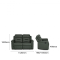 CYRUS 2 SEATER RECLINER SOFA