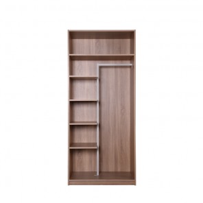 RENEE 2 DOORS WARDROBE CARCASS (2A) WITH ADD-ON TOP (ET2)