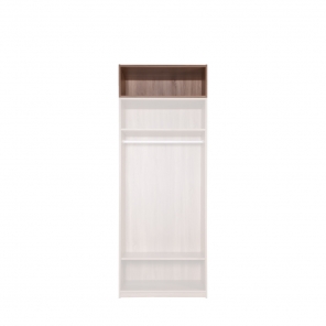 RENEE 2 DOORS WARDROBE CARCASS (2B) WITH ADD-ON TOP (ET2)