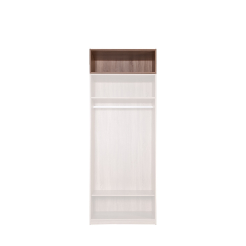 RENEE 2 DOORS WARDROBE CARCASS (2B) WITH ADD-ON TOP (ET2)