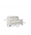 NEWTON 2 SEATER SOFA