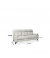 NEWTON 3 SEATER SOFA