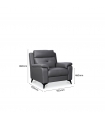 NEWTON 1 SEATER SOFA