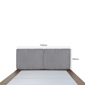 NOVEL 5' QUEEN BED FRAME WITH HEADBOARD