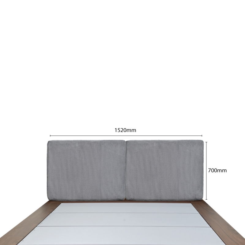 NOVEL 5' QUEEN BED FRAME WITH HEADBOARD