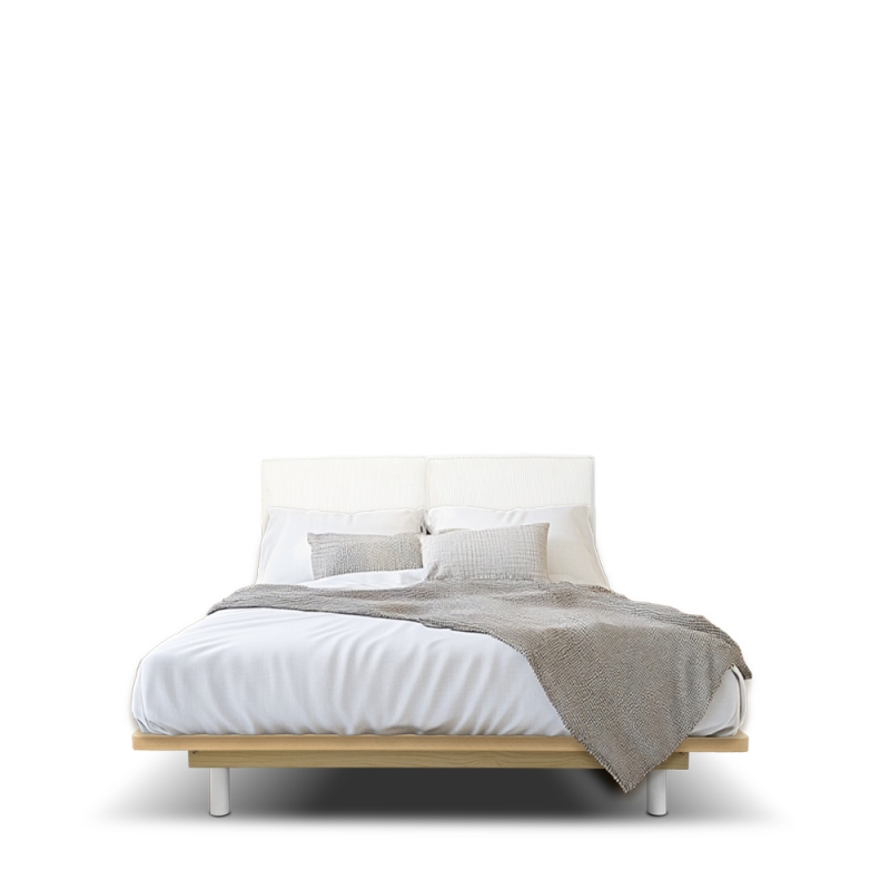 NOVEL 5' QUEEN BED FRAME WITH HEADBOARD