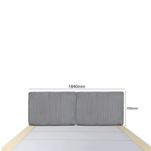 NOVEL 6' KING BED FRAME WITH HEADBOARD