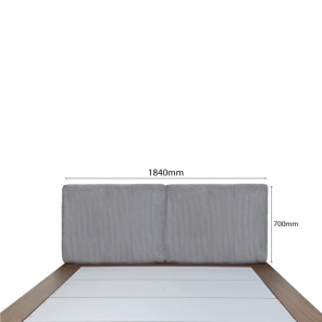 NOVEL 6' KING BED FRAME WITH HEADBOARD
