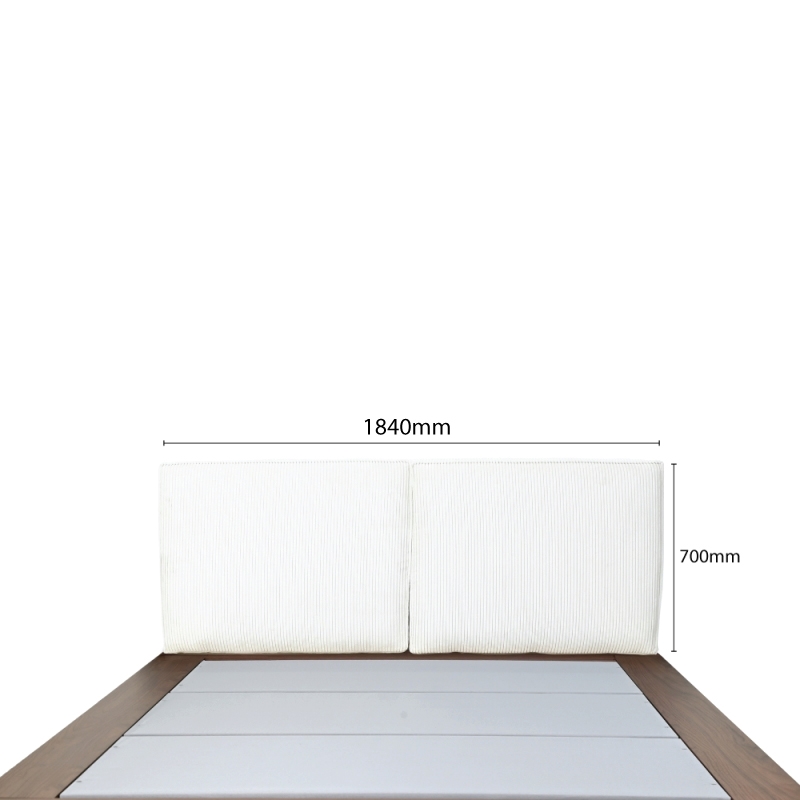 NOVEL 6' KING BED FRAME WITH HEADBOARD