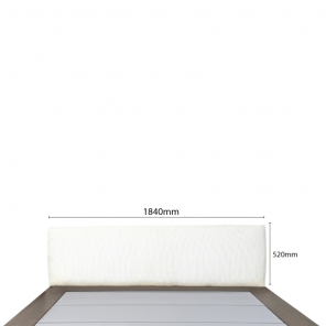 NOVEL 6' KING BED FRAME WITH HEADBOARD