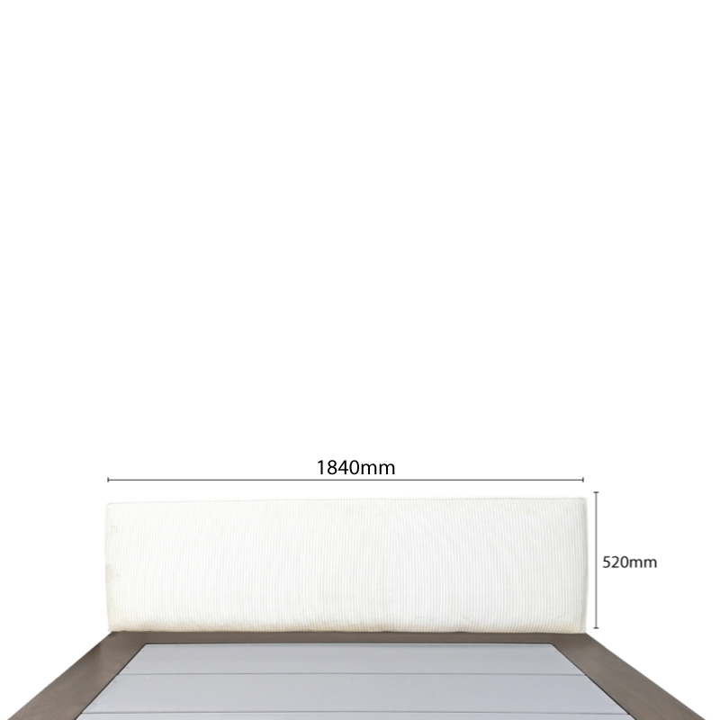NOVEL 6' KING BED FRAME WITH HEADBOARD