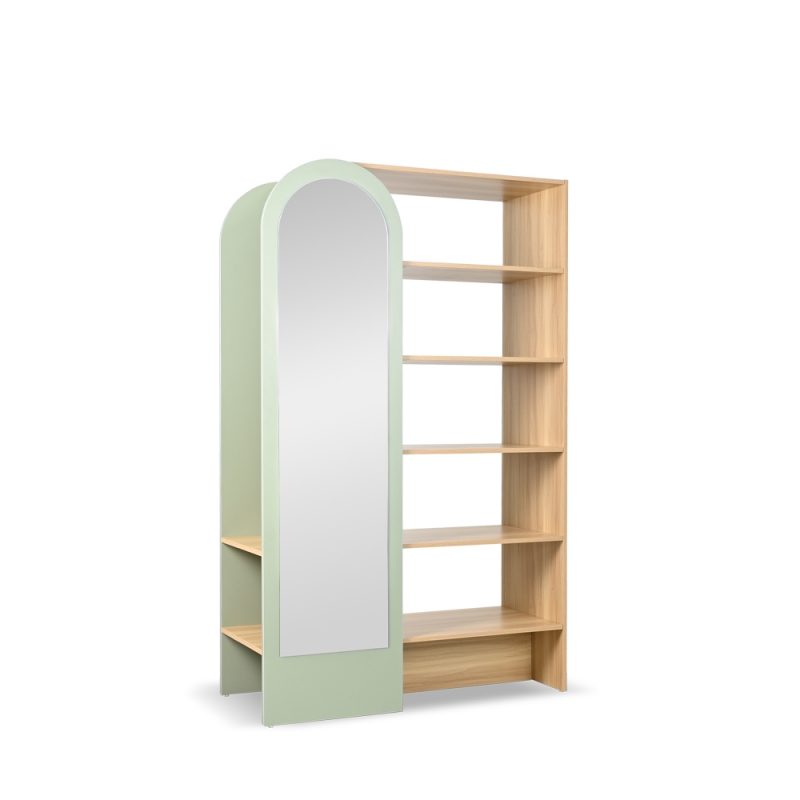 COTTON SHOWCASE WITH MIRROR