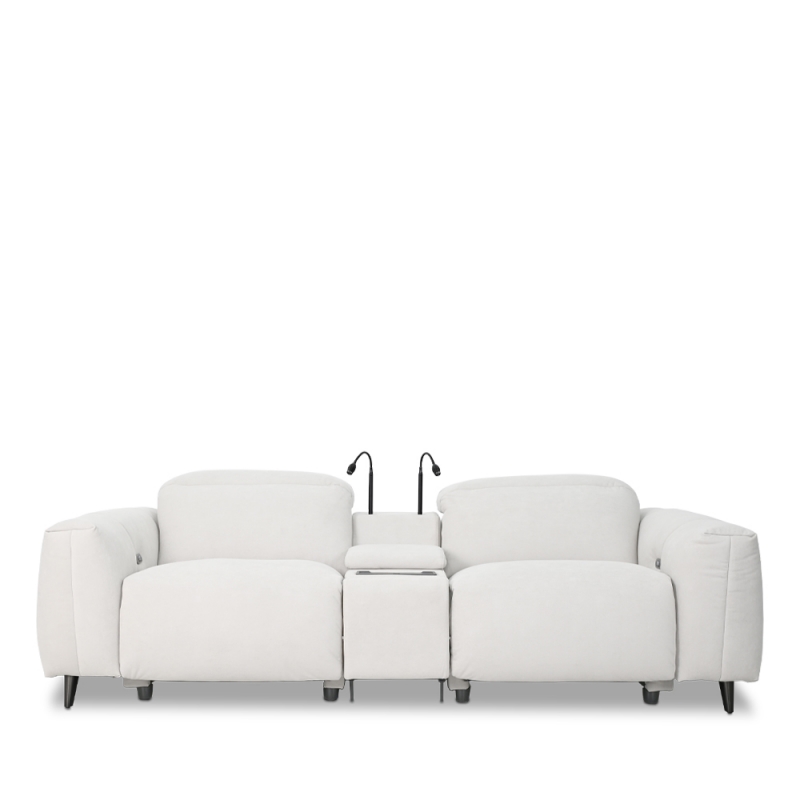 ATELIER 2.5 SEATER POWERED RECLINERS SOFA WITH STORAGE AND CUP HOLDER
