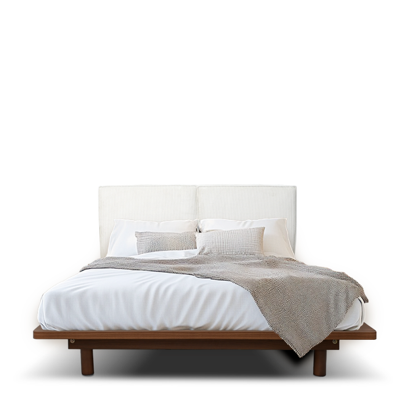 NOVEL 6' KING BED FRAME WITH HEADBOARD