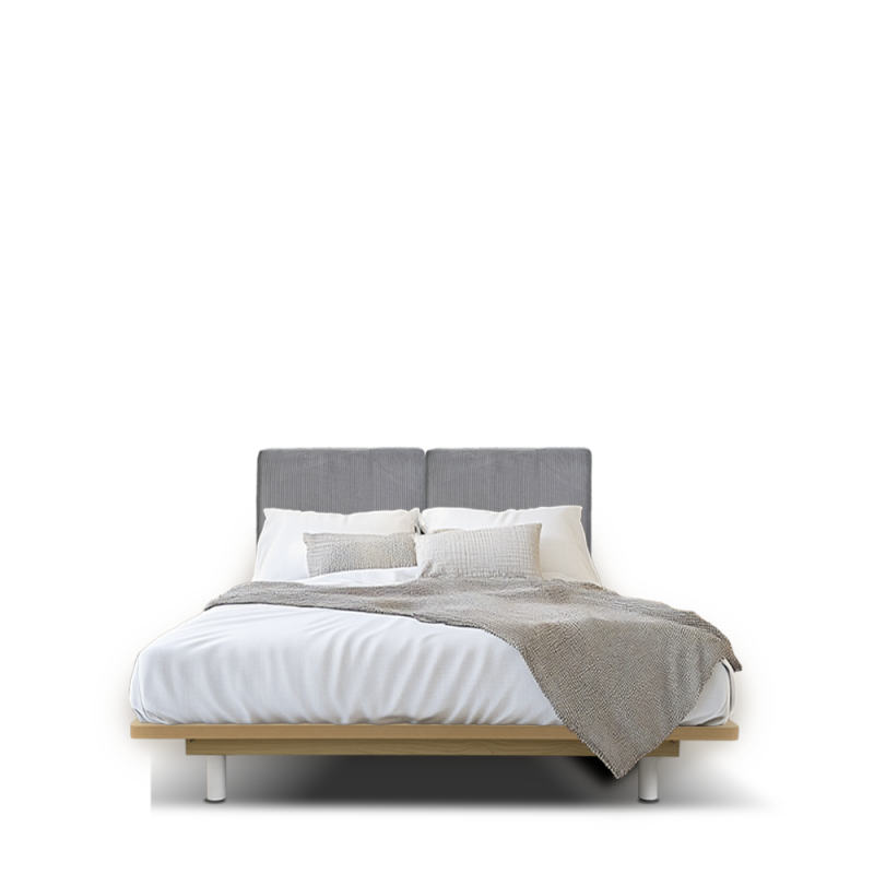 NOVEL 6' KING BED FRAME WITH HEADBOARD