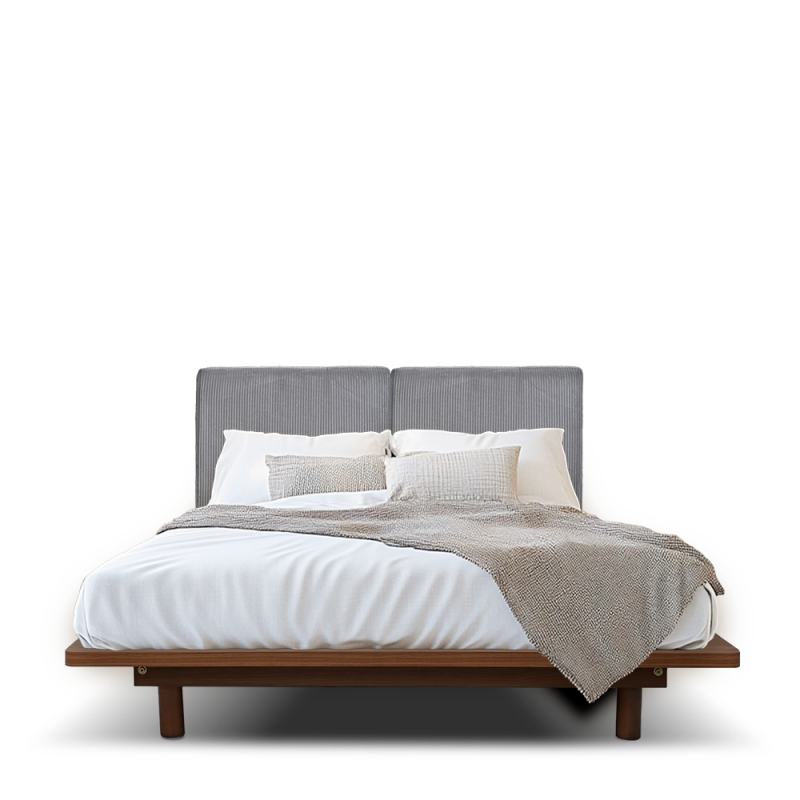 NOVEL 5' QUEEN BED FRAME WITH HEADBOARD