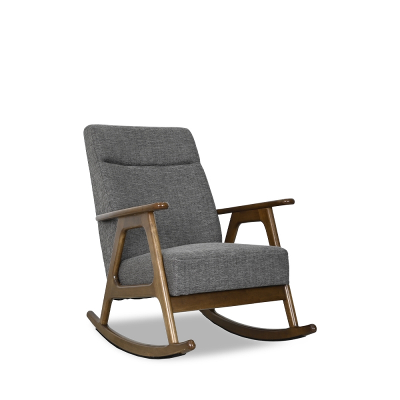 ELLIPSE ROCKING CHAIR WITH FOOTSTOOL