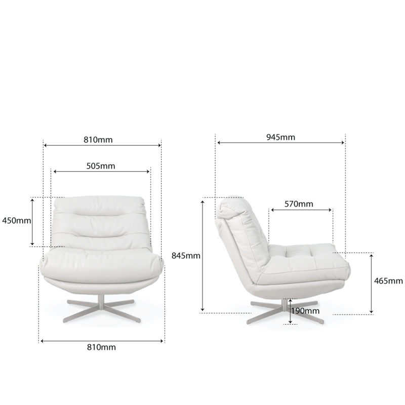 CELINE SWIVEL TUB CHAIR