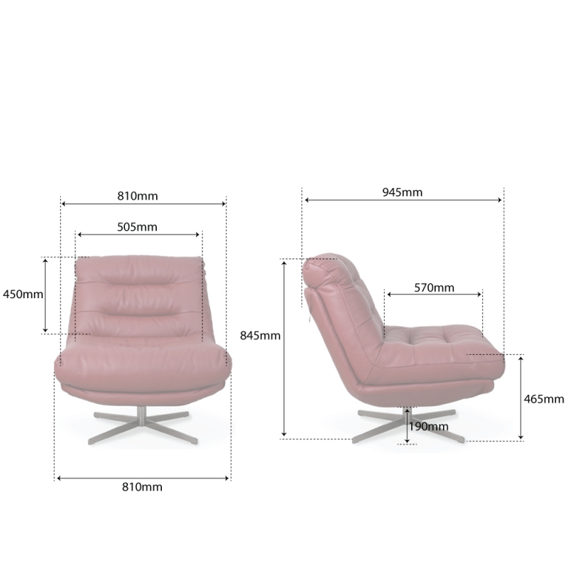 CELINE SWIVEL TUB CHAIR