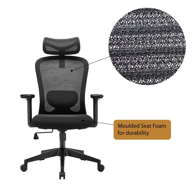 MIRRA EXECUTIVE OFFICE CHAIR WITH HEADREST