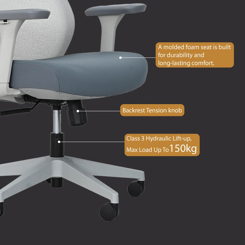 TAPER EXECUTIVE OFFICE CHAIR WITH HEADREST