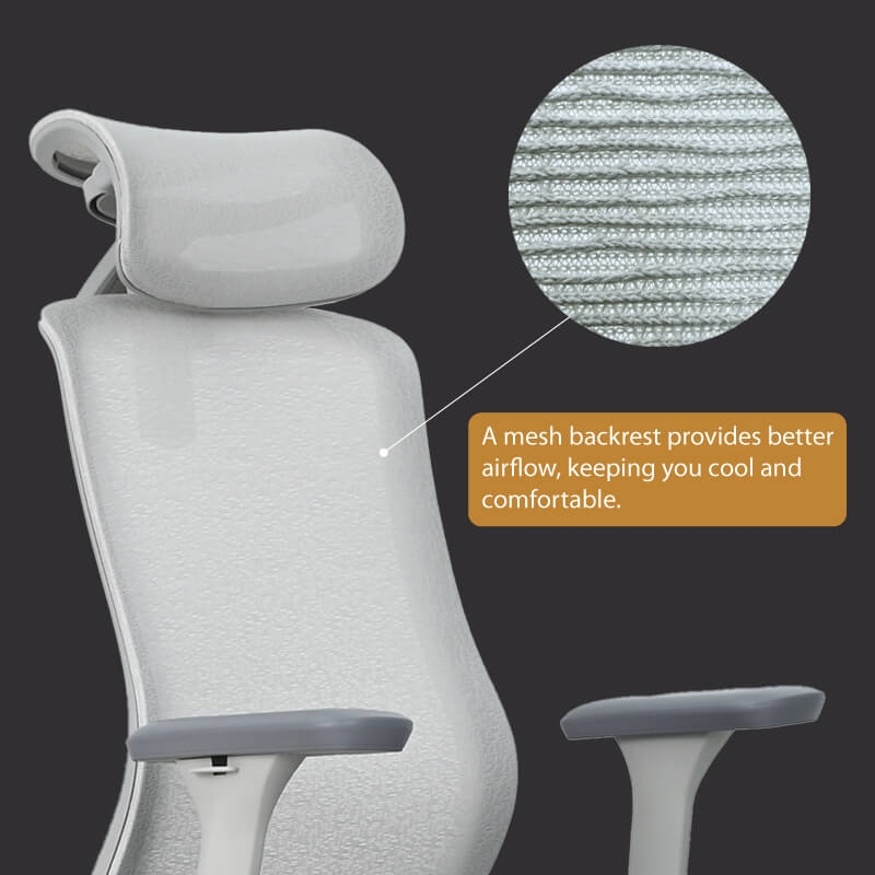 TAPER EXECUTIVE OFFICE CHAIR WITH HEADREST