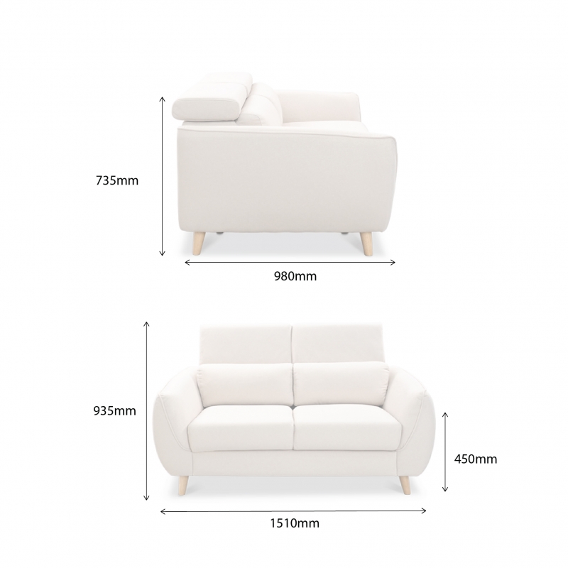 UNO 2 SEATER SOFA