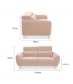 UNO 3 SEATER SOFA