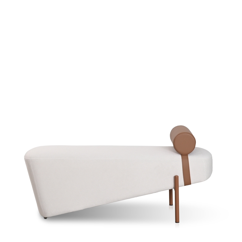 EARTHY BENCH WITH BOLSTER