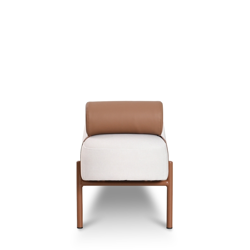 EARTHY BENCH WITH BOLSTER