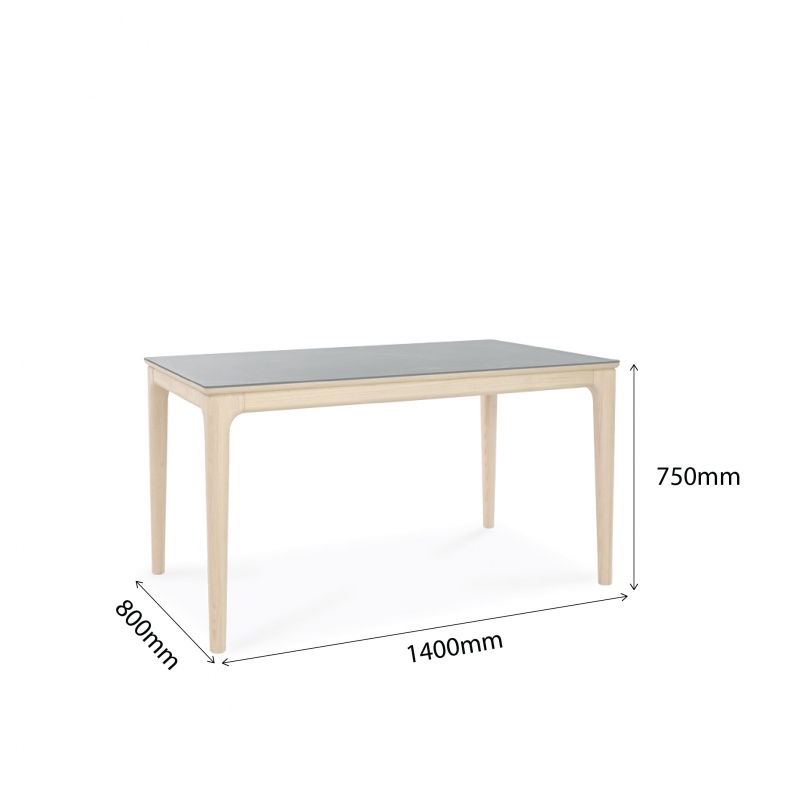 ASPEN-N DINING TABLE - NATURAL STAIN