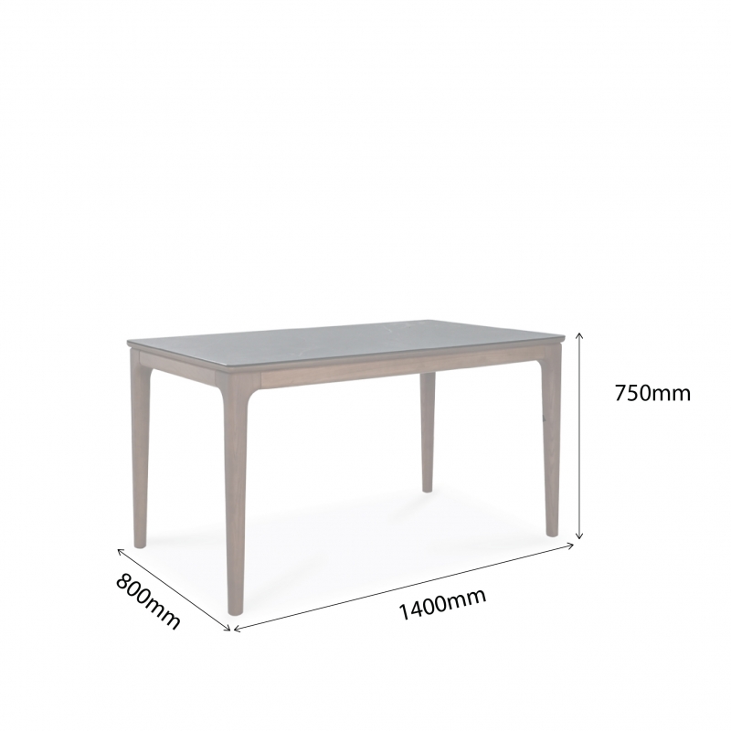ASPEN-N DINING TABLE - WALNUT STAIN