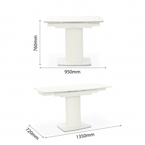UNO EXTENDABLE DINING TABLE