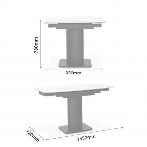 UNO EXTENDABLE DINING TABLE