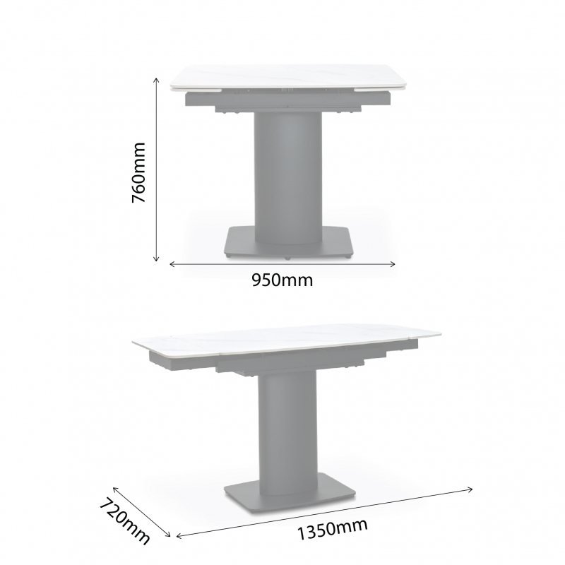 UNO EXTENDABLE DINING TABLE