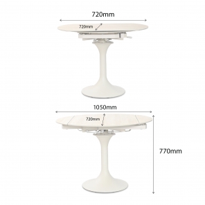 KUMMO-R105 EXTENDABLE DINING TABLE