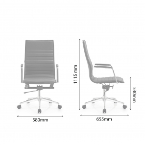 EMAS HIGH BACK OFFICE CHAIR