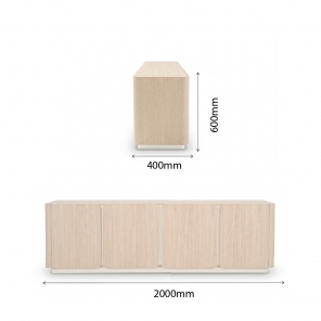 LENIA 4 DOOR TV LOWBOARD