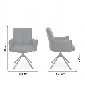 ATELIER SWIVEL & LAID BACK DINING CHAIR