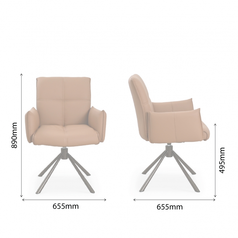 ATELIER SWIVEL & LAID BACK DINING CHAIR