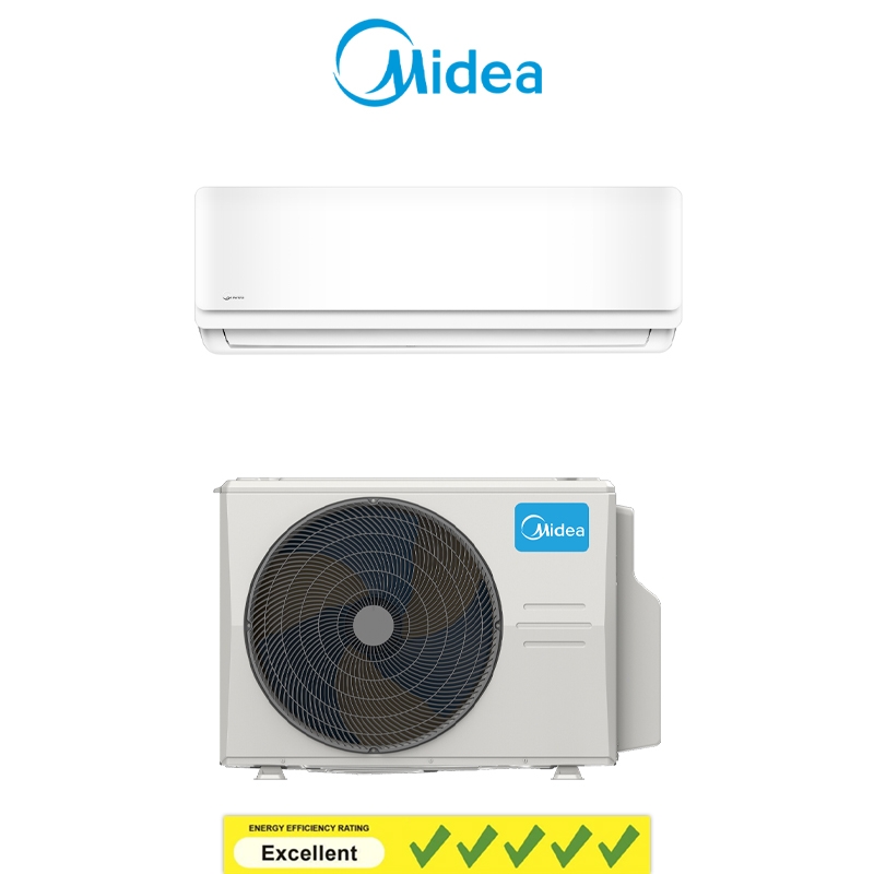MIDEA MP SERIES SYSTEM 1 AIRCON 12000 BTU - MPID-12 & MPOD-12E